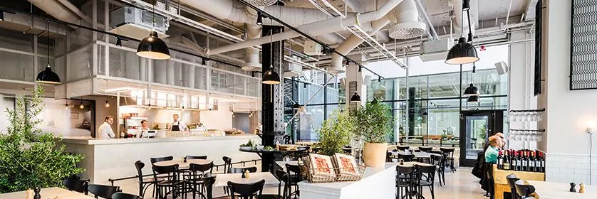 凯发k8助力斯德哥尔摩的法国工业风餐厅Usine